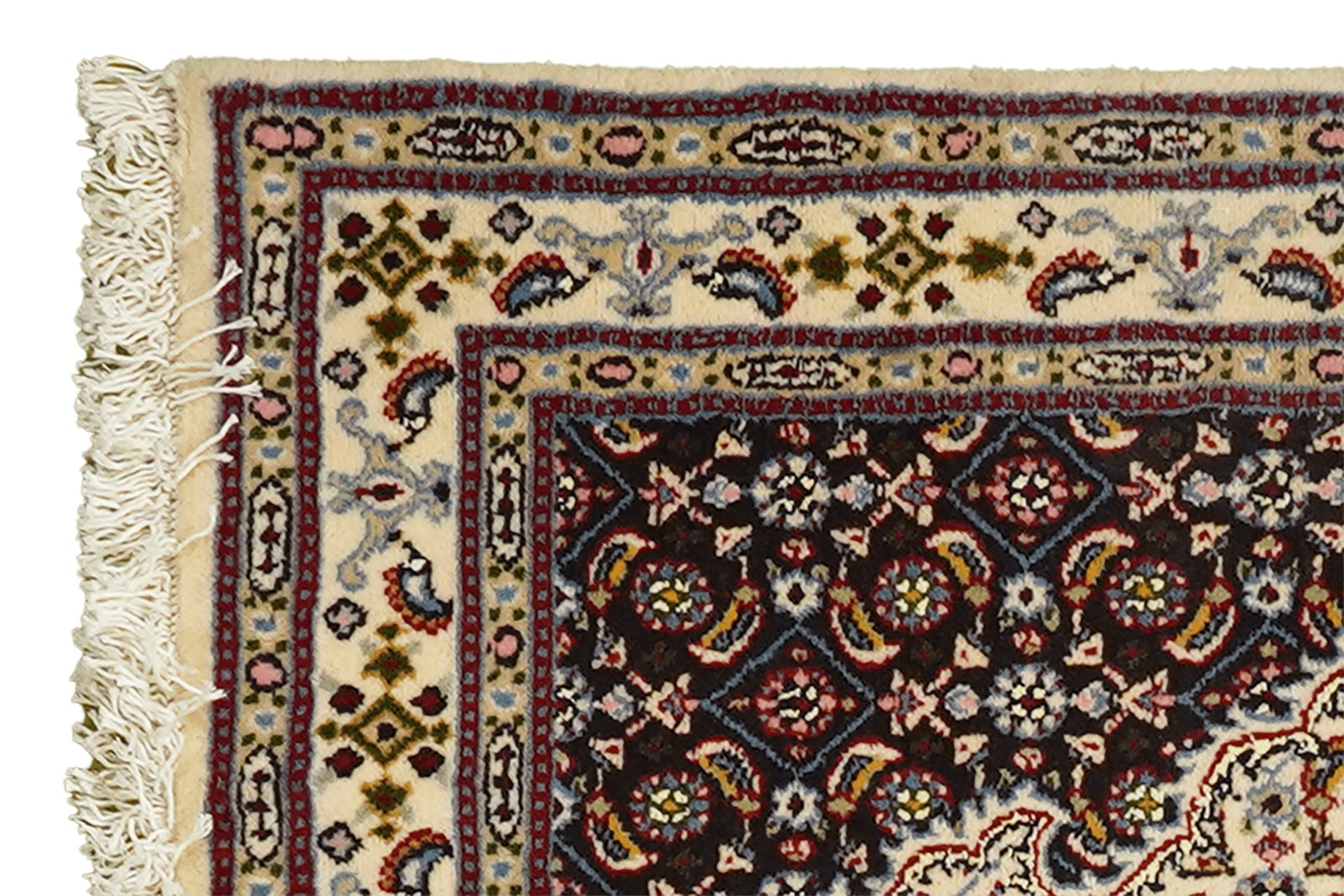 Moud Mahi — Hand-knotted, 57x91 cm, Blue, 100% Virgin Wool | View 3