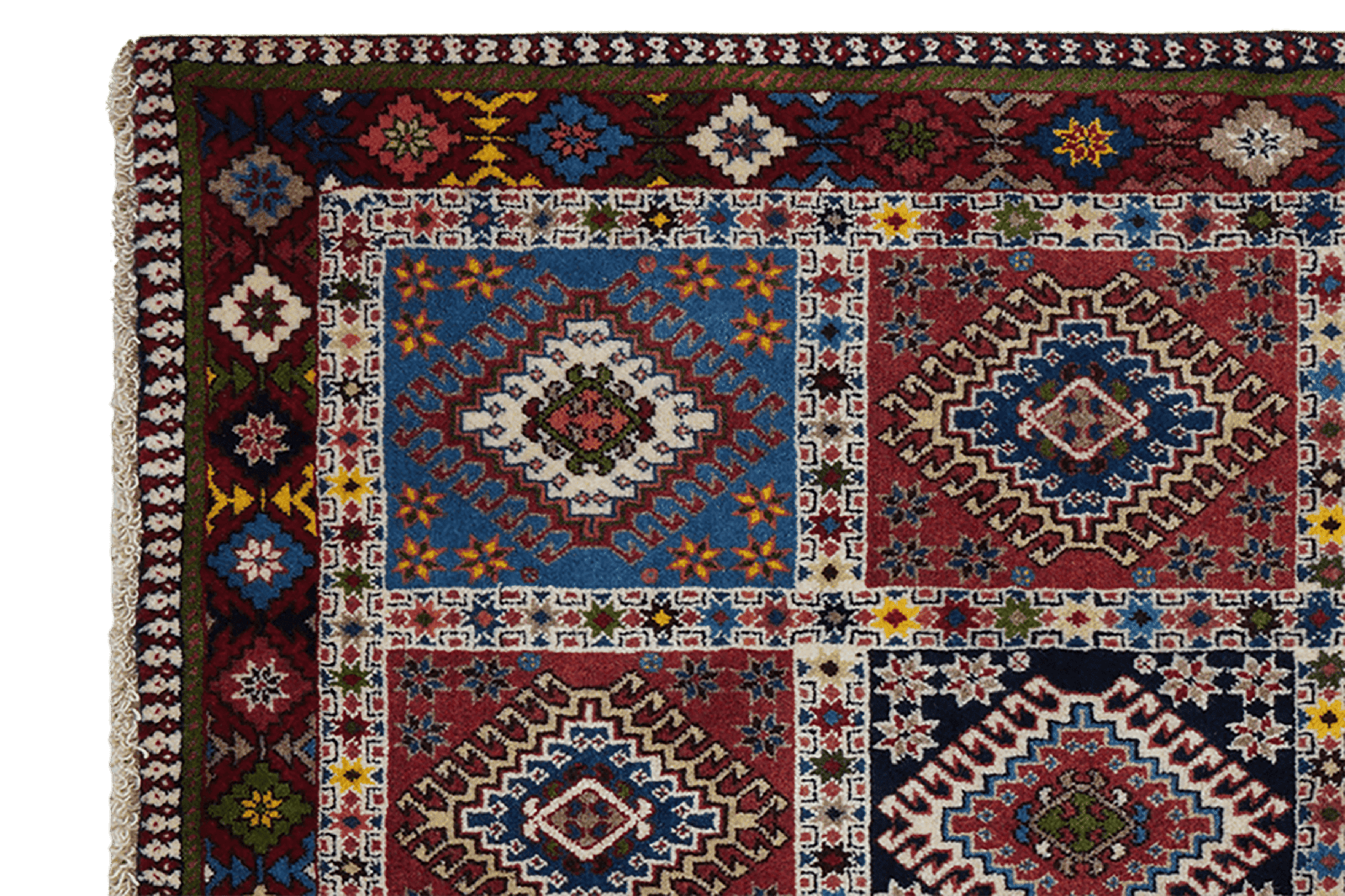 Yalameh — Hand-knotted, 81x195 cm, Multicolor, 100% Virgin Wool | View 3
