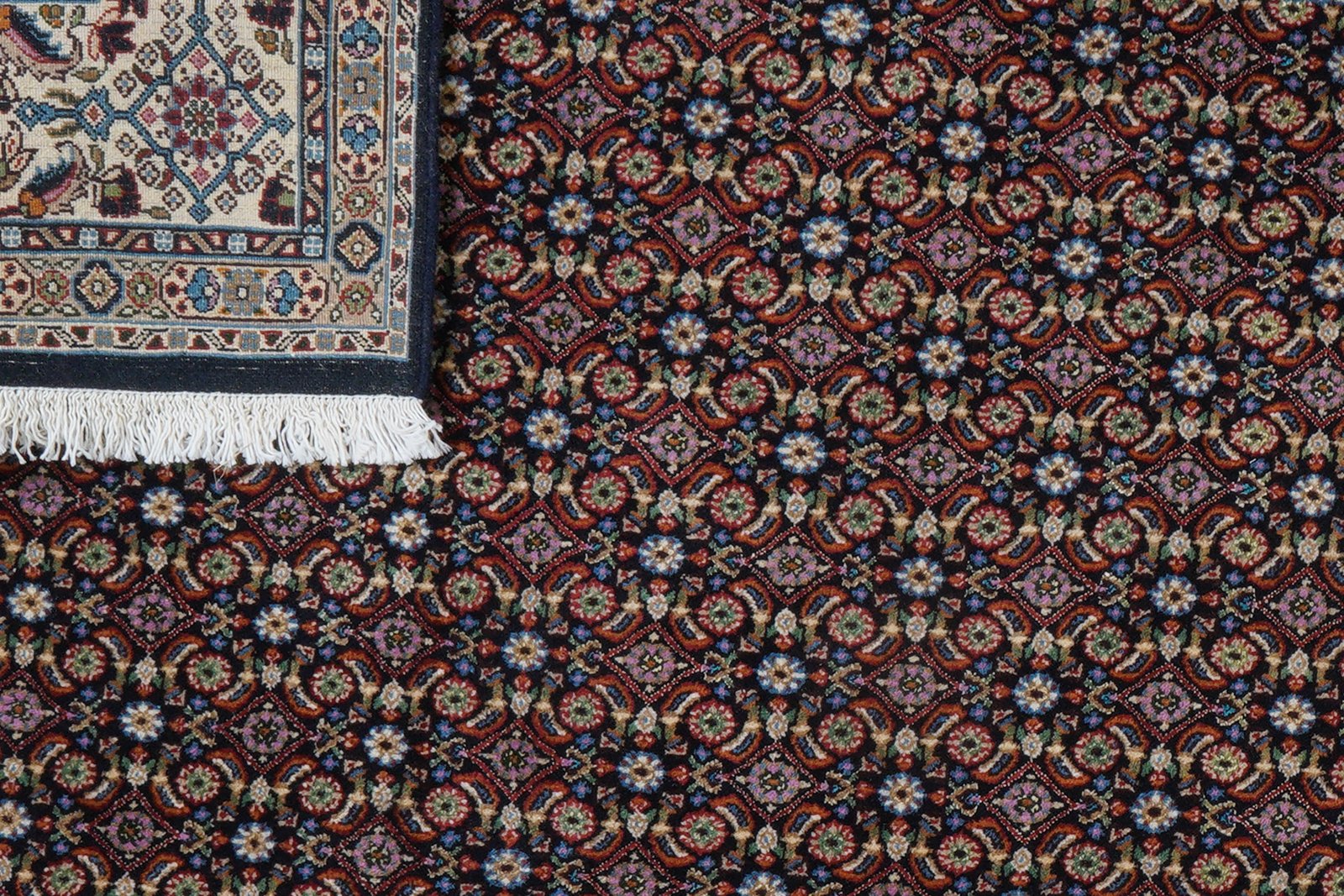Moud Mahi — Hand-knotted, 166x240 cm, Blue, 100% Virgin Wool | View 8