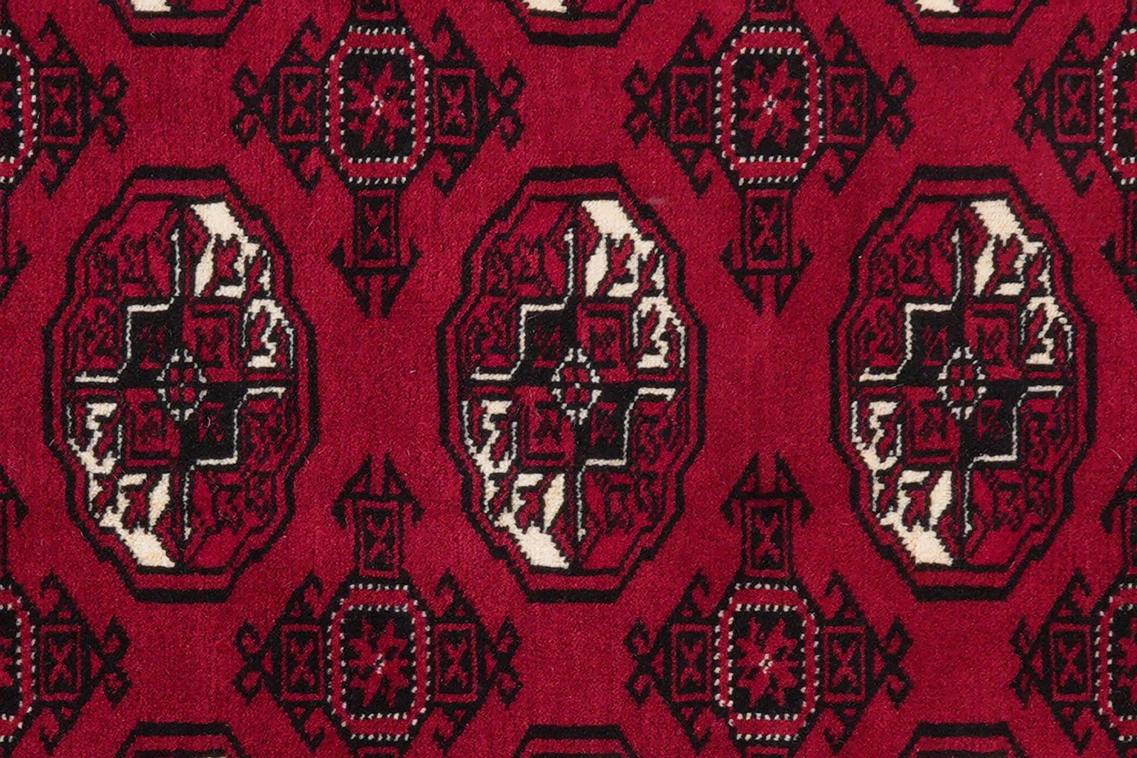 Turkman — Hand-knotted, 199x286 cm, Red, 100% Virgin Wool | View 7