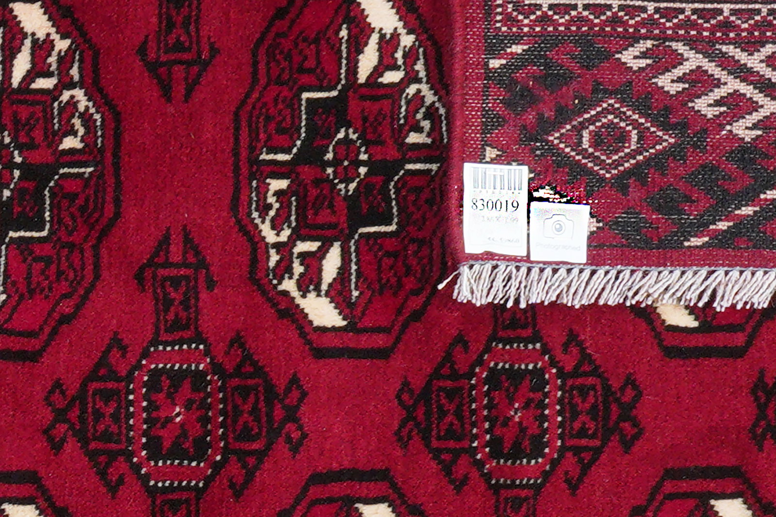 Turkman — Handgefertigt, 286x199 cm, Rot, 100% Virgin Wool | View 7