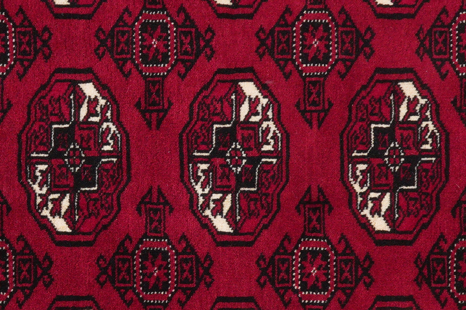 Turkman — Handgefertigt, 286x199 cm, Rot, 100% Virgin Wool | View 8