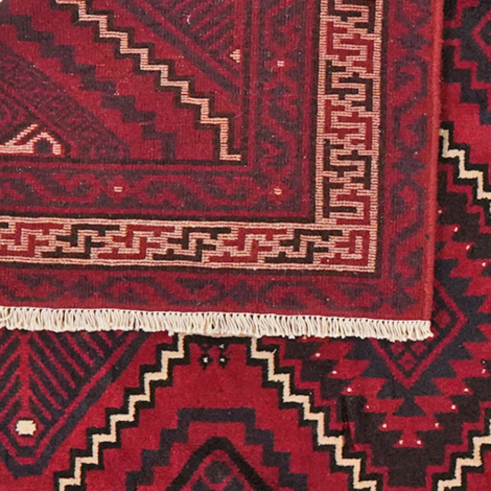 Lori — Hand-knotted, 226x333 cm, Red, 100% Virgin Wool | View 6