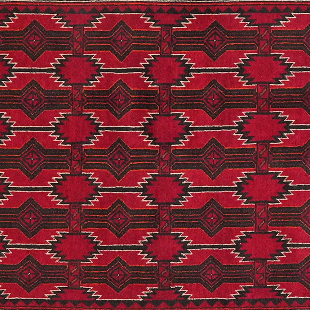 Belutch — Hand-knotted, 127x250 cm, Multicolor, 100% Virgin Wool | View 4