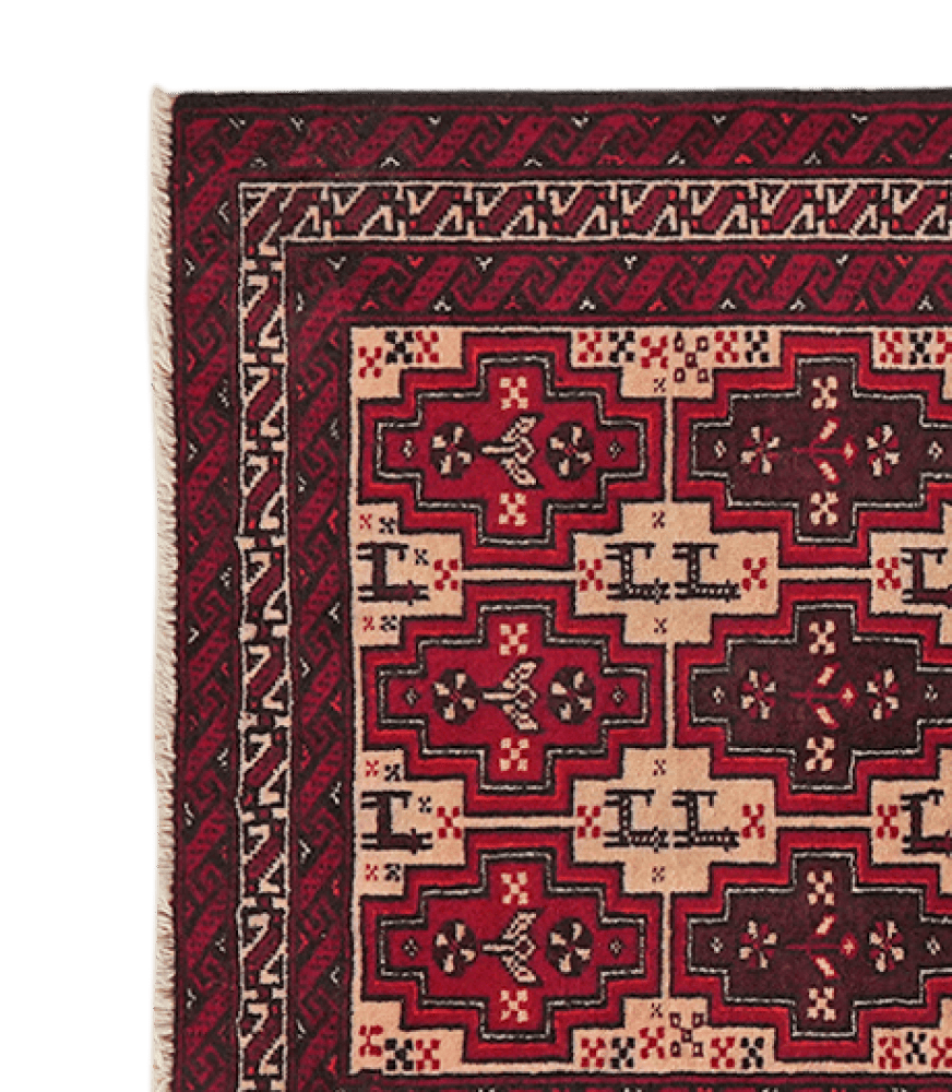 Belutch — Hand-knotted, 60x85 cm, Multicolor, 100% Virgin Wool | View 3