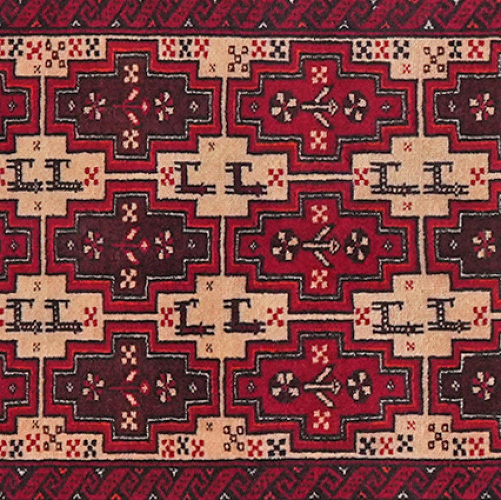 Belutch — Hand-knotted, 60x85 cm, Multicolor, 100% Virgin Wool | View 4