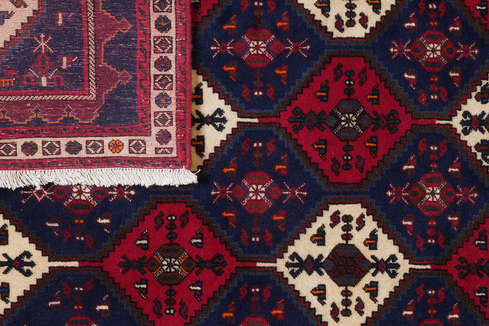 Afshar — Hand-knotted, 174x239 cm, Blue, 100% Virgin Wool | View 8