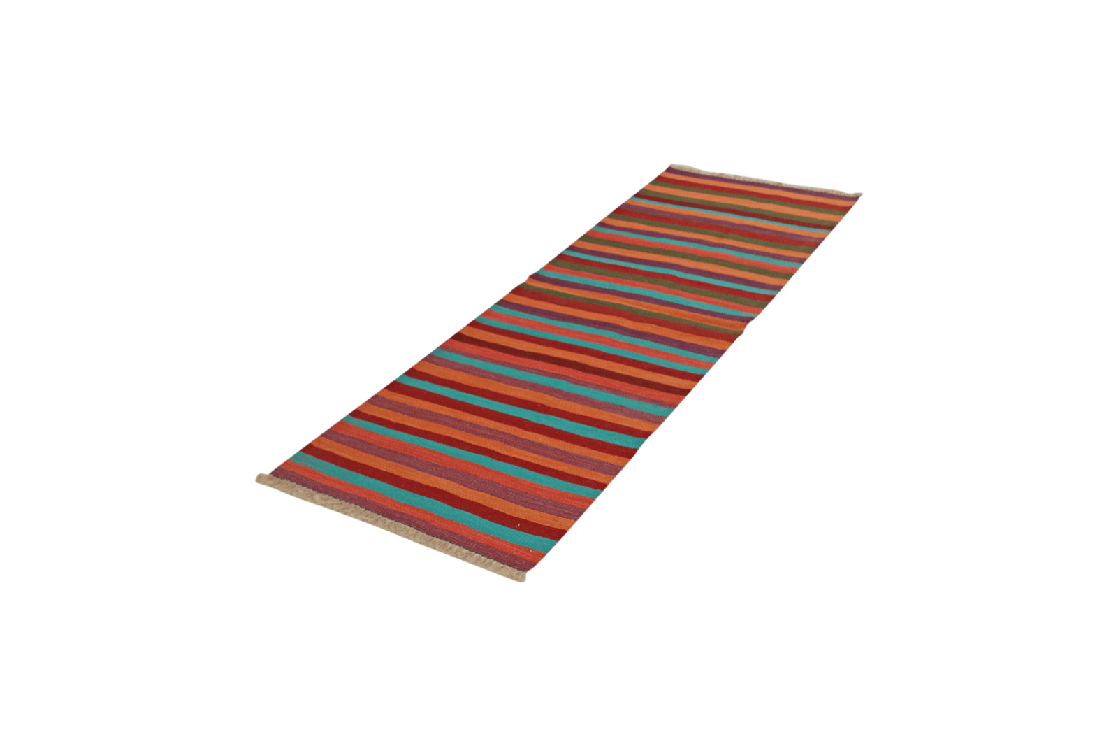 Kelim Gashgai — Handmade, 62x188 cm, Multicolor, 100% Virgin Wool | View 5