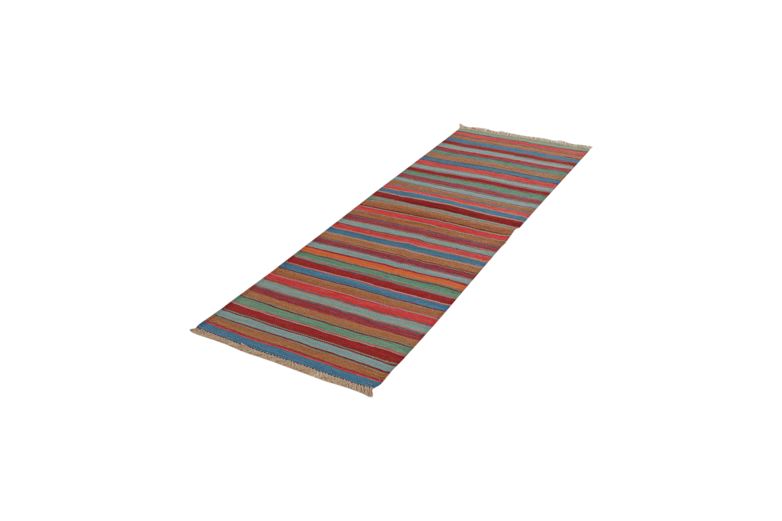 Kelim Gashgai — Handmade, 62x181 cm, Multicolor, 100% Virgin Wool | View 5