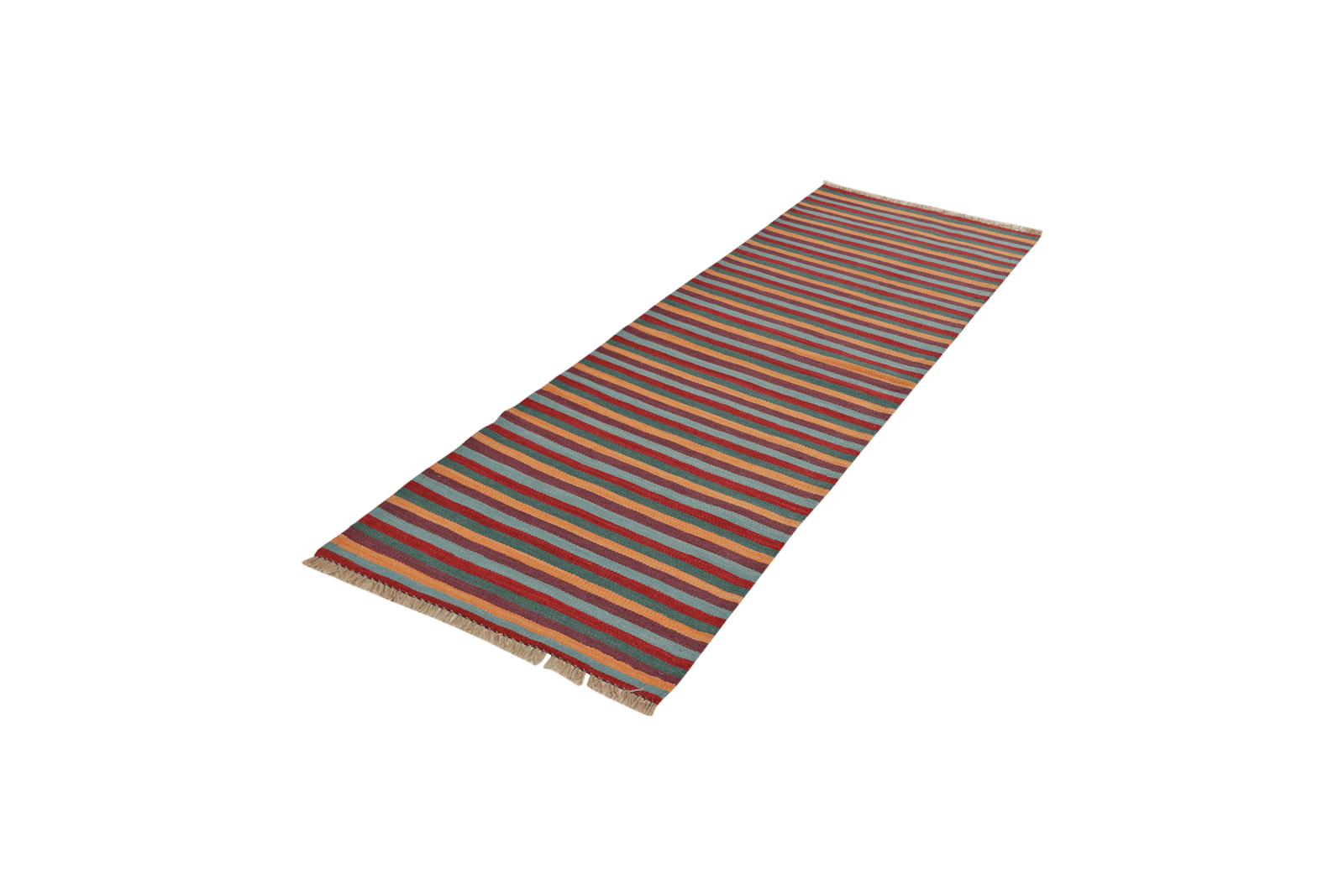 Kelim Gashgai — Handmade, 72x208 cm, Multicolor, 100% Virgin Wool | View 5