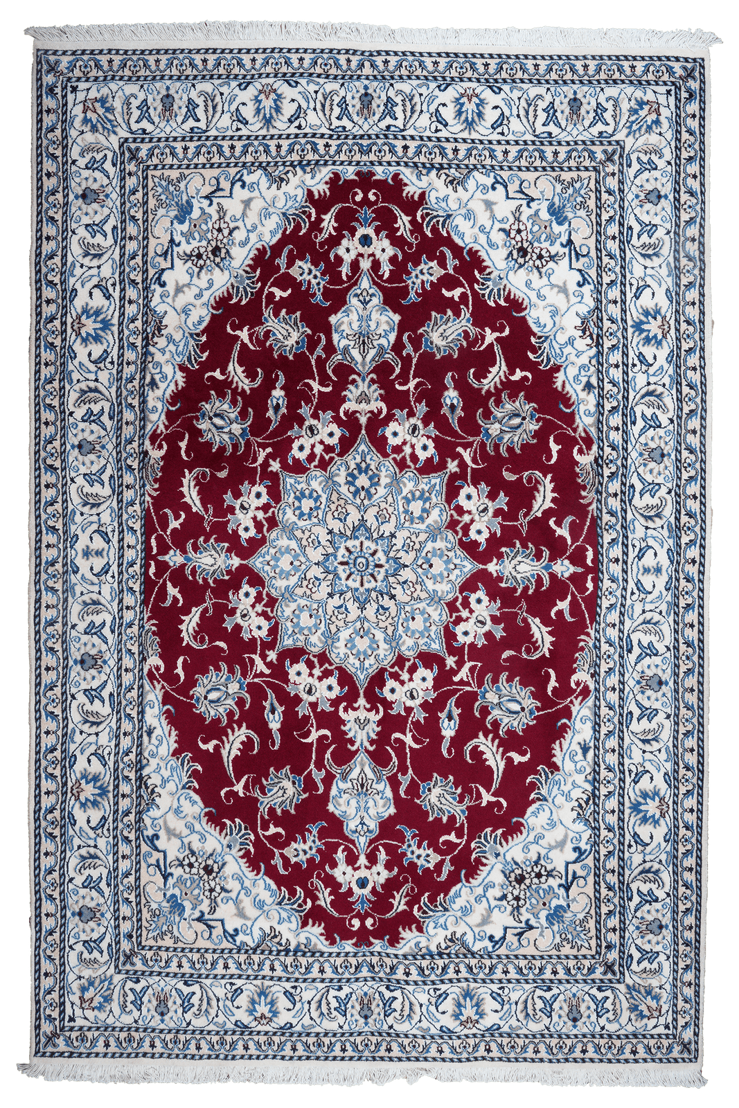 Nain 12La — Hand-knotted, 163x246 cm, Multicolor, 100% Virgin Wool | Main view