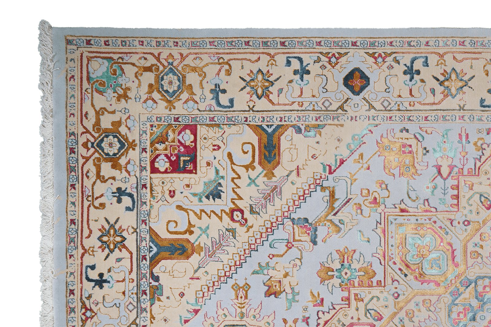 Paradayda — Hand-knotted, 202x292 cm, Beige, 70% Baumwolle, 30% Viskose | View 3
