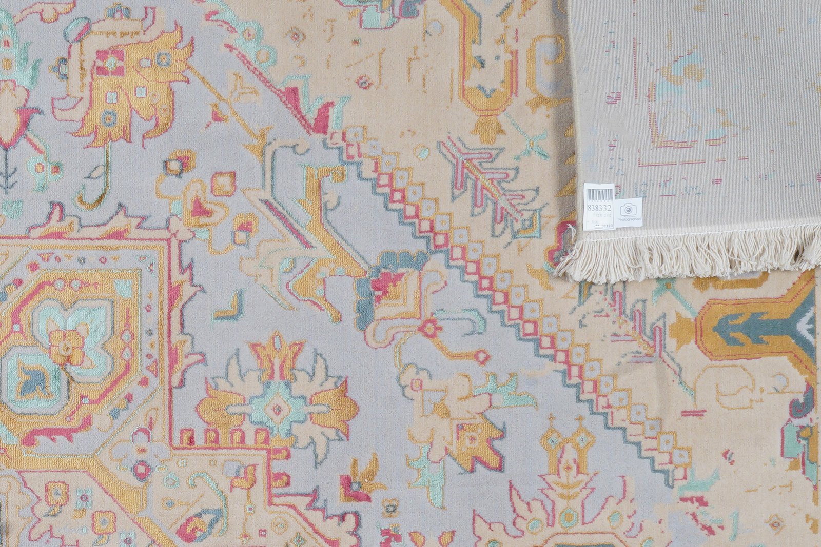 Paradayda — Hand-knotted, 202x292 cm, Beige, 70% Baumwolle, 30% Viskose | View 6