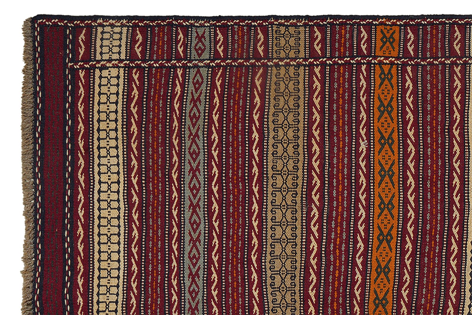 Kelim Kordi — Handmade, 147x199 cm, Multicolor, 100% Virgin Wool | View 3