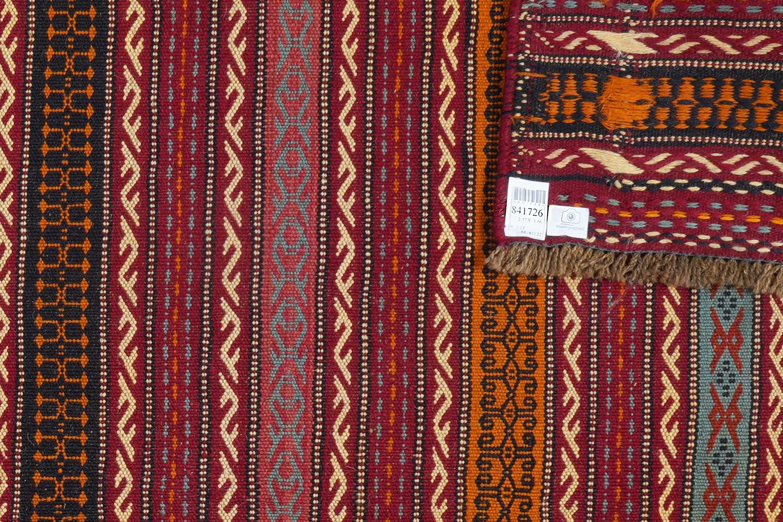 Kelim Kordi — Handmade, 166x237 cm, Multicolor, 100% Virgin Wool | View 5