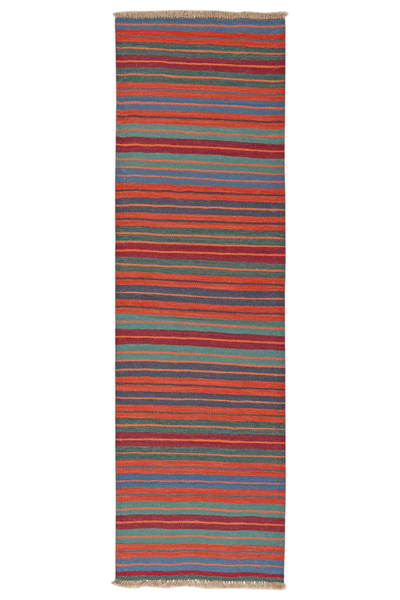 Kelim Gashgai — Handmade, 62x197 cm, Multicolor, 100% Virgin Wool | Main view