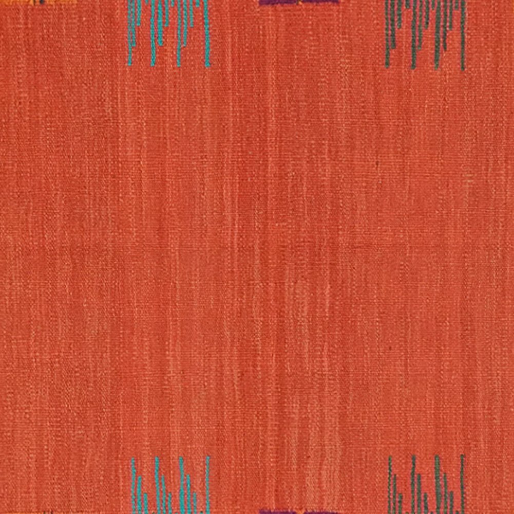 Kelim Gashgai — Handmade, 102x243 cm, Red, 100% Virgin Wool | View 4