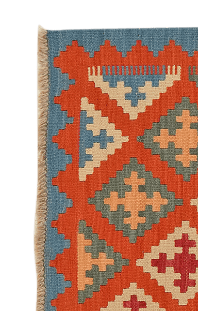 Kelim Gashgai — Handmade, 70x96 cm, Multicolor, 100% Virgin Wool | View 3