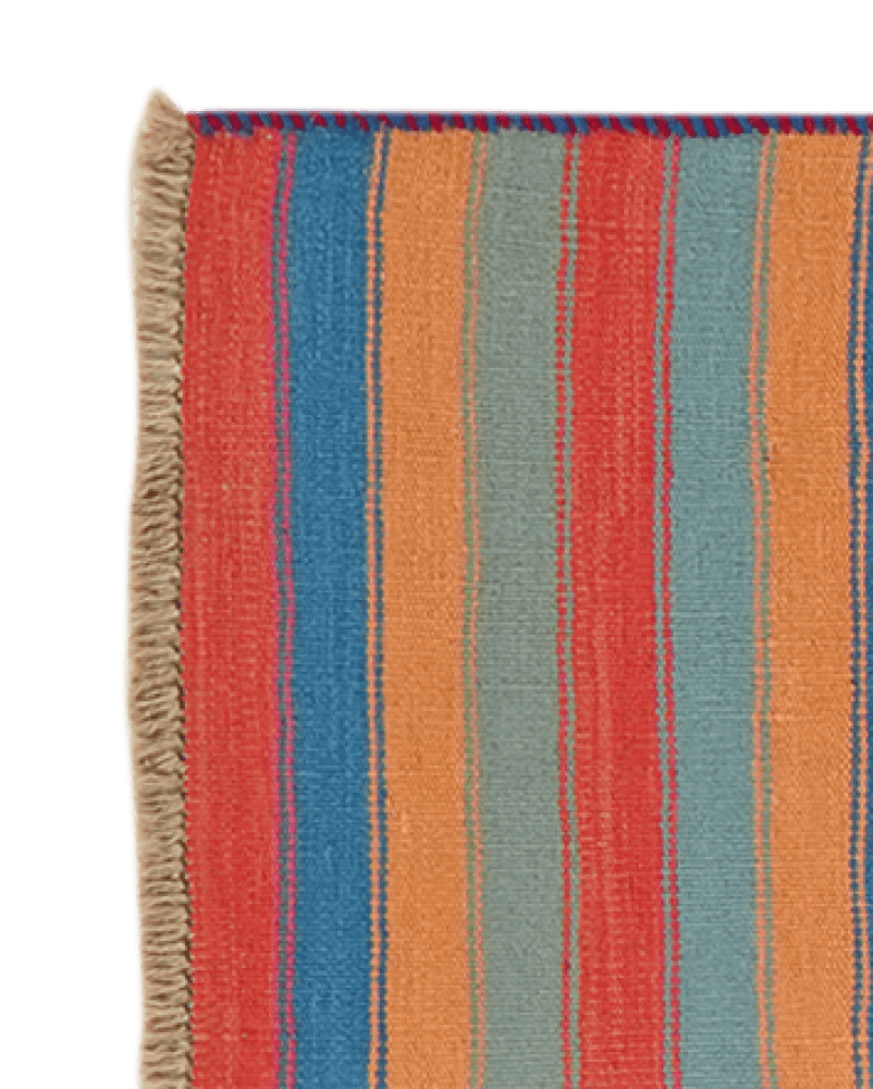 Kelim Gashgai — Handmade, 58x195 cm, Multicolor, 100% Virgin Wool | View 3
