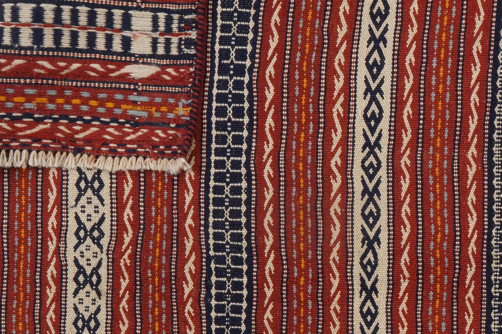 Kelim Kordi — Handmade, 169x244 cm, Multicolor, 100% Virgin Wool | View 7