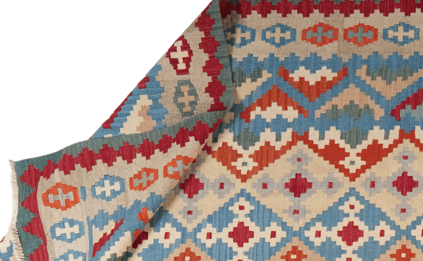 Kelim Gashgai — Handmade, 300x377 cm, Multicolor, 100% Virgin Wool | View 5