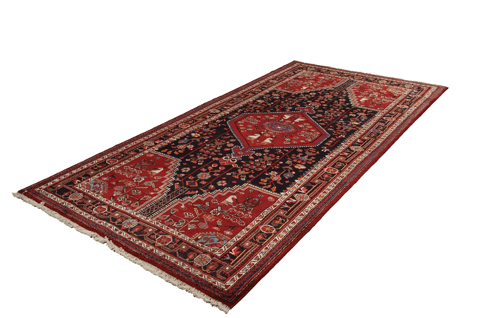 Toysarghan — Hand-knotted, 156x295 cm, Blue, 100% Virgin Wool | View 4