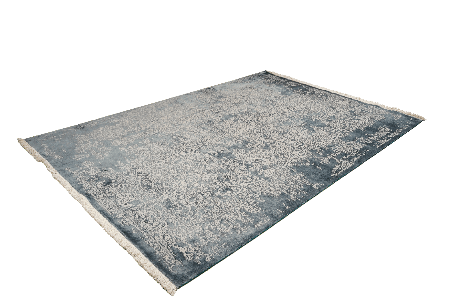 Paradayda — Hand-knotted, 237x300 cm, Blue, 80% Viskose, 20% Baumwolle | View 5