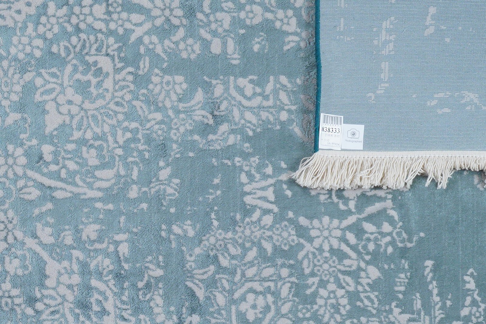 Paradayda — Hand-knotted, 237x300 cm, Blue, 80% Viskose, 20% Baumwolle | View 6