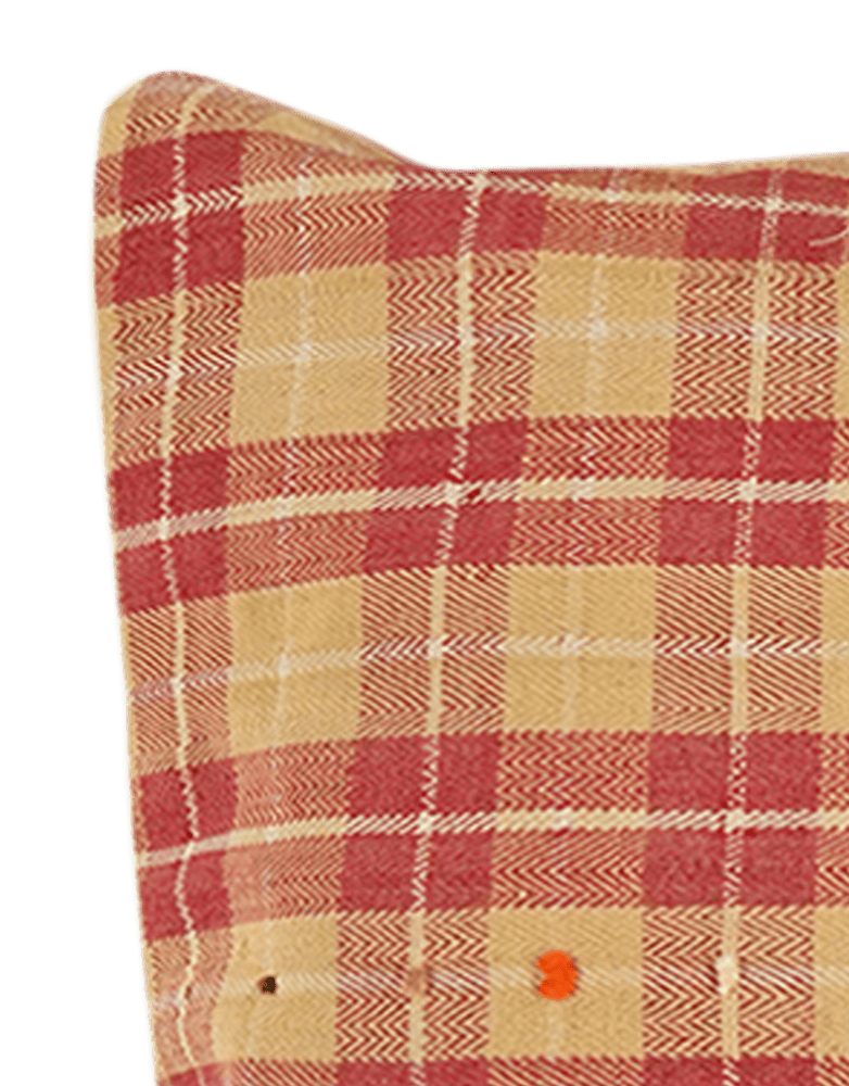 Kelim Kissen — Handmade, 65x65 cm, Multicolor, 100% Virgin Wool | View 3