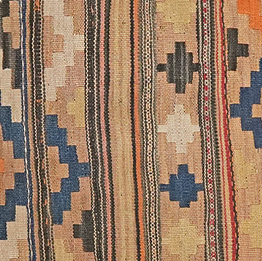 Kelim Kissen — Handgefertigt, 65x65 cm, Bunt, 100% Virgin Wool | View 5