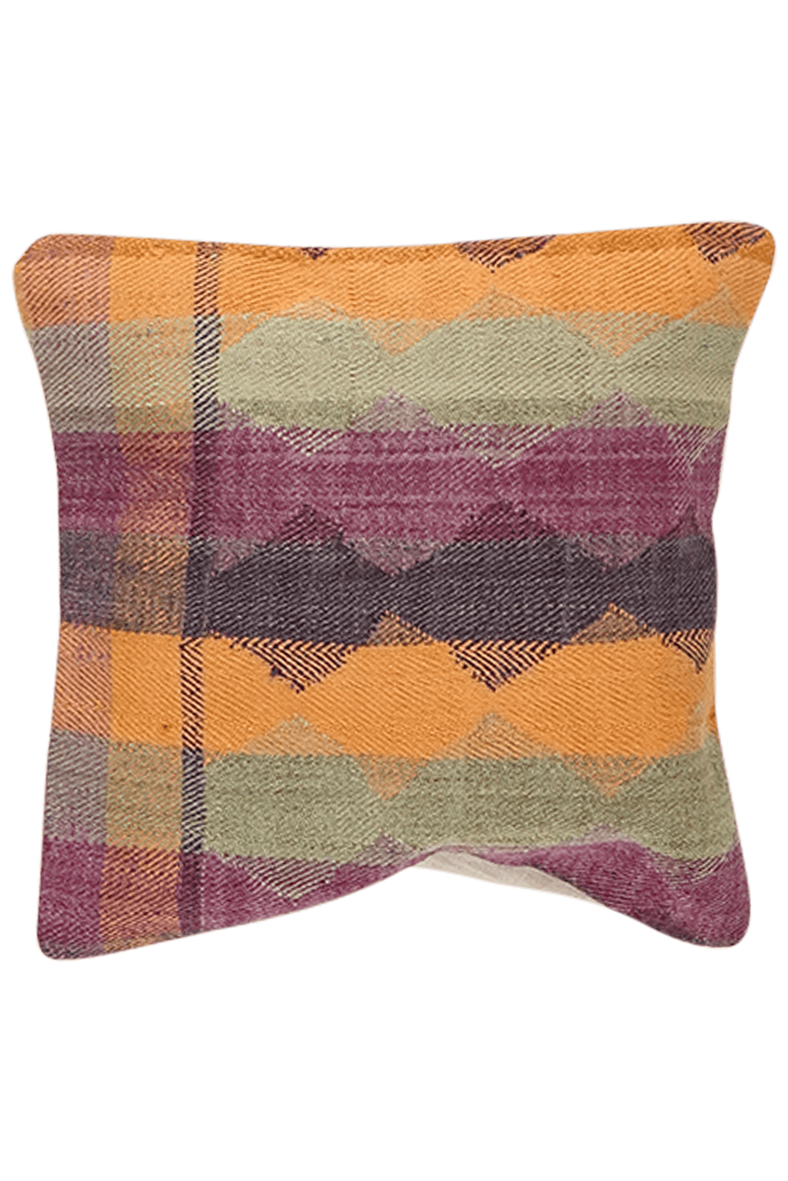 Kelim Kissen — Handmade, 50x50 cm, 100% Virgin Wool | Main view