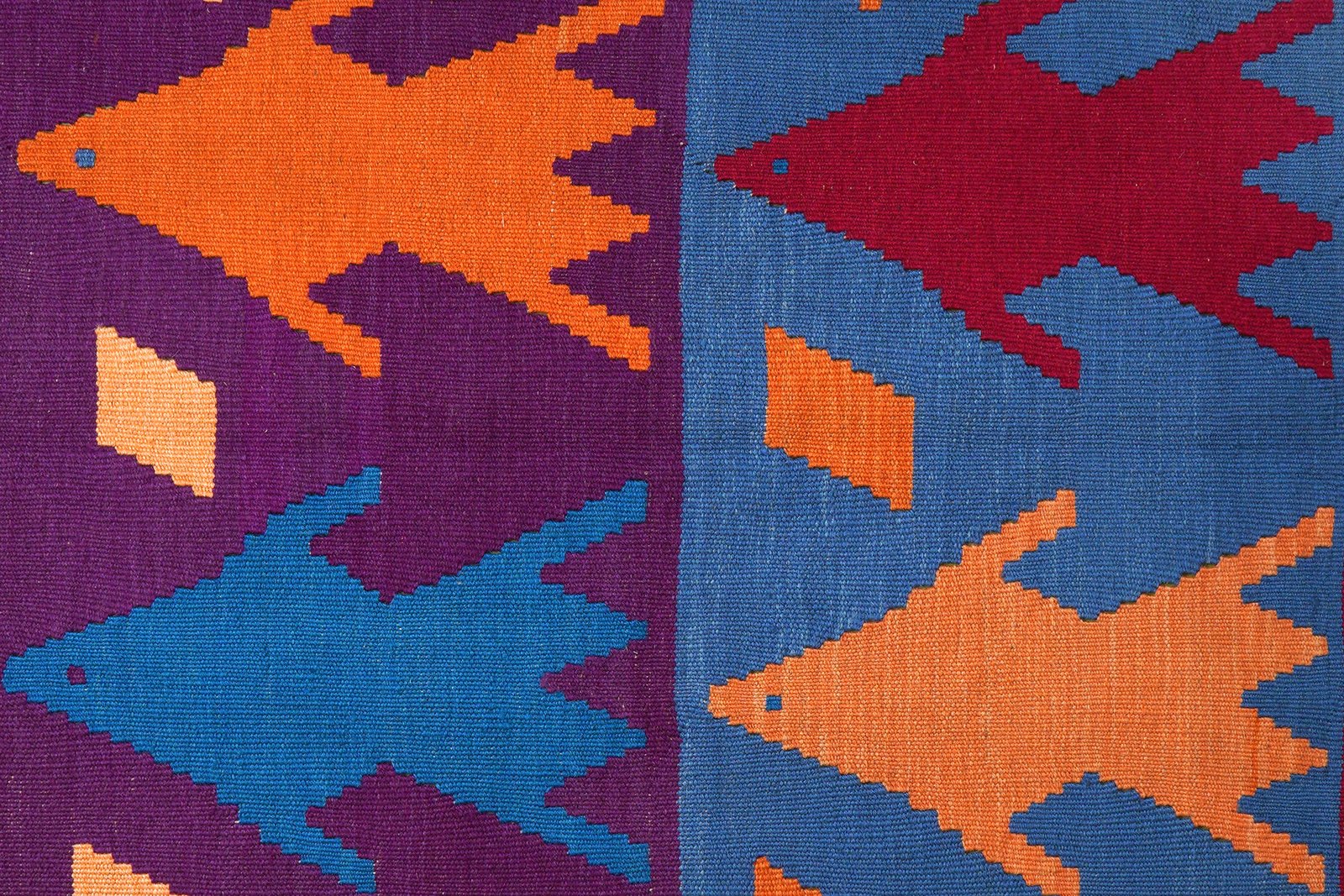 Kelim Gashgai — Handmade, 172x219 cm, Multicolor, 100% Virgin Wool | View 5