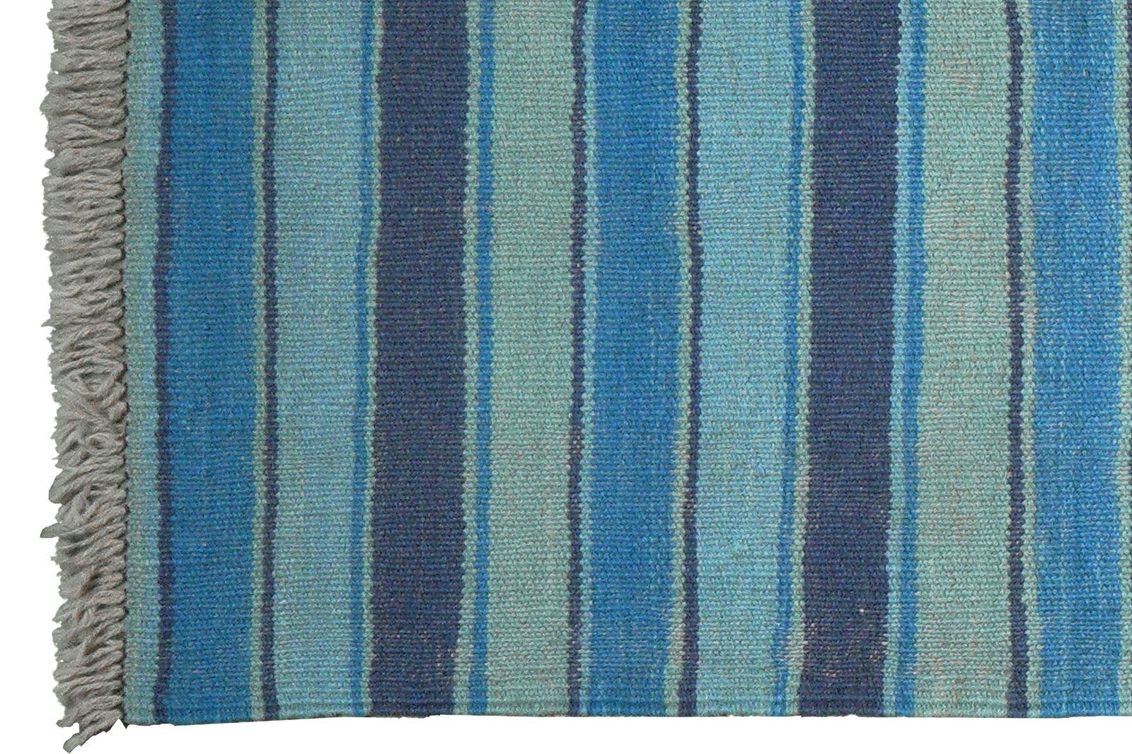 Kelim Gashgai — Handmade, 61x194 cm, Blue, 100% Virgin Wool | View 3