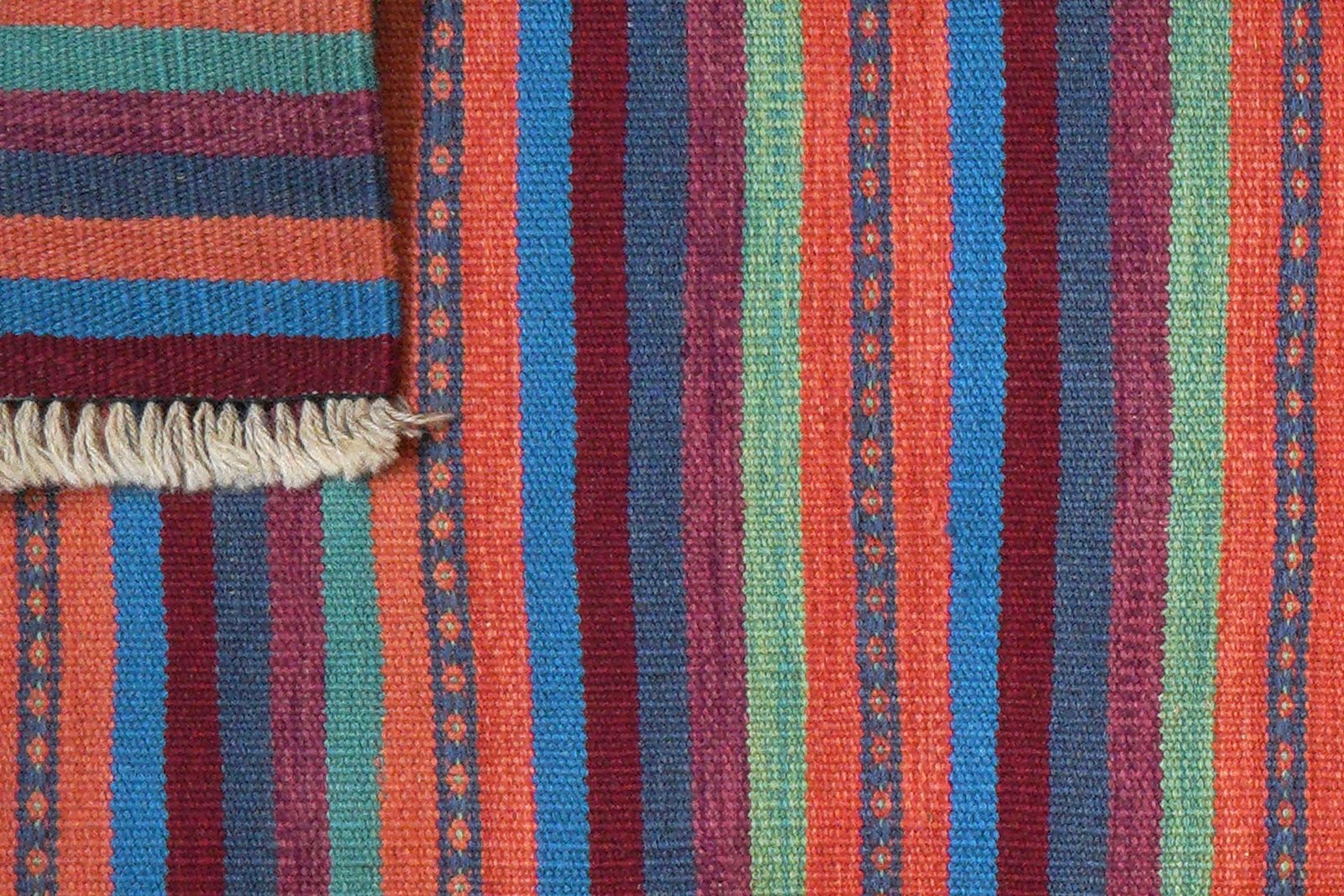 Kelim Gashgai — Handmade, 62x191 cm, Multicolor, 100% Virgin Wool | View 6
