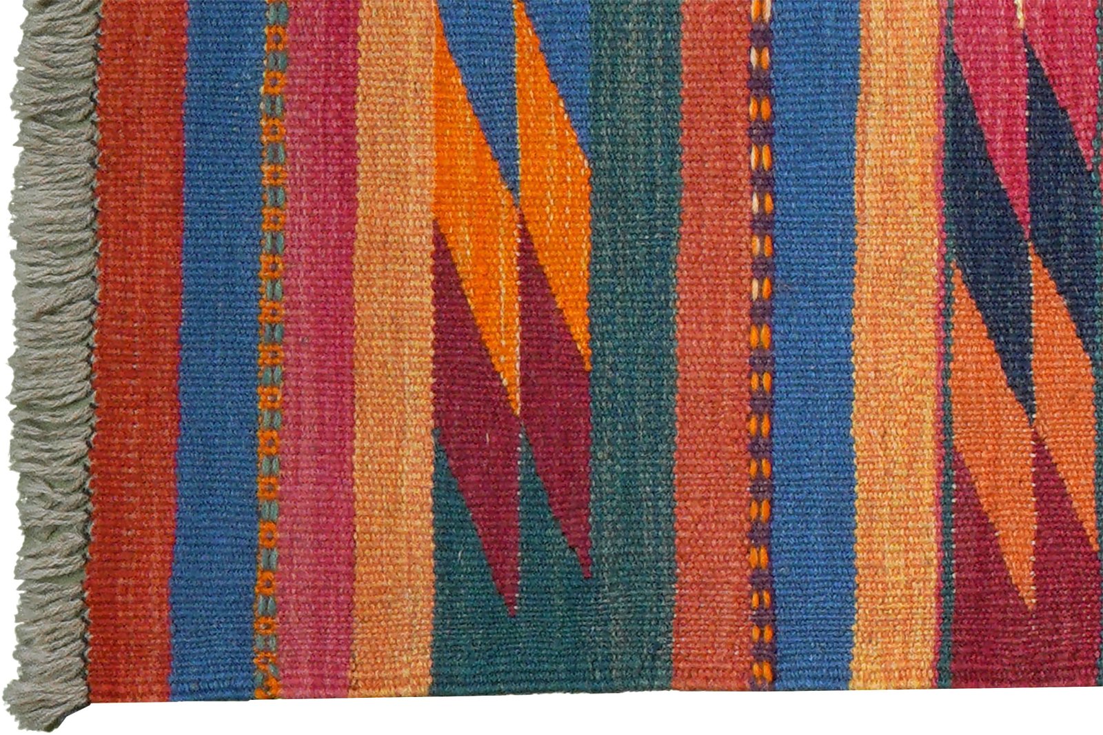 Kelim Gashgai — Handmade, 61x191 cm, Multicolor, 100% Virgin Wool | View 3