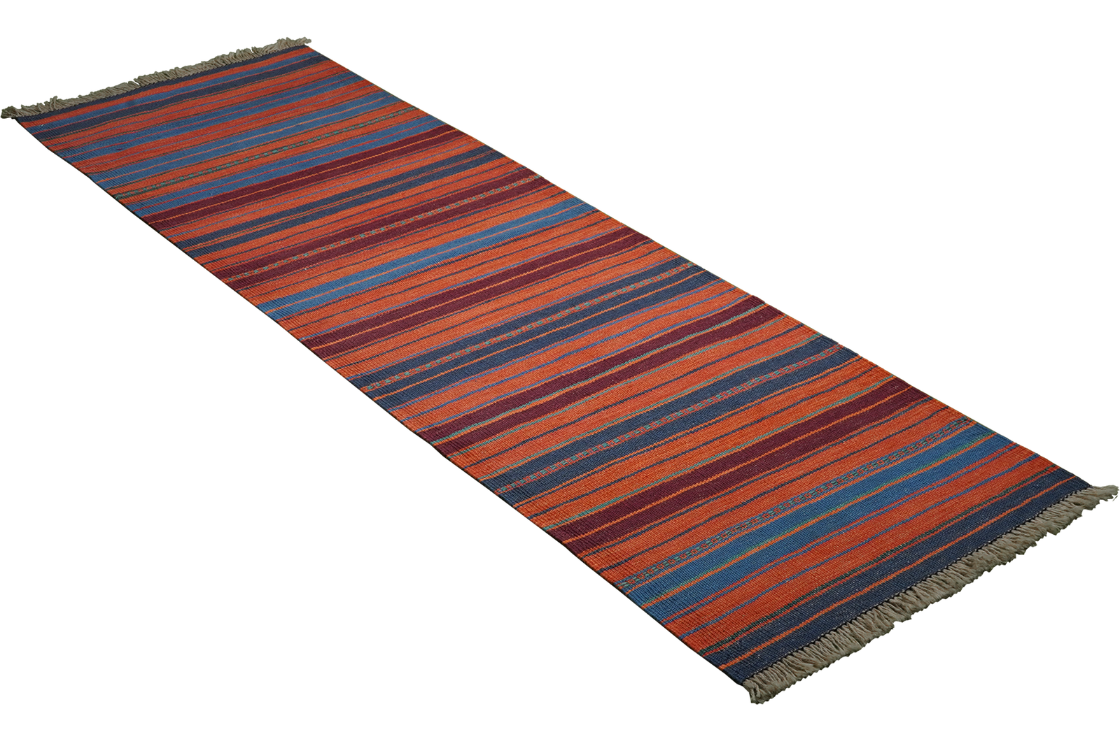 Kelim Gashgai — Handgefertigt, 196x60 cm, Bunt, 100% Virgin Wool | View 5