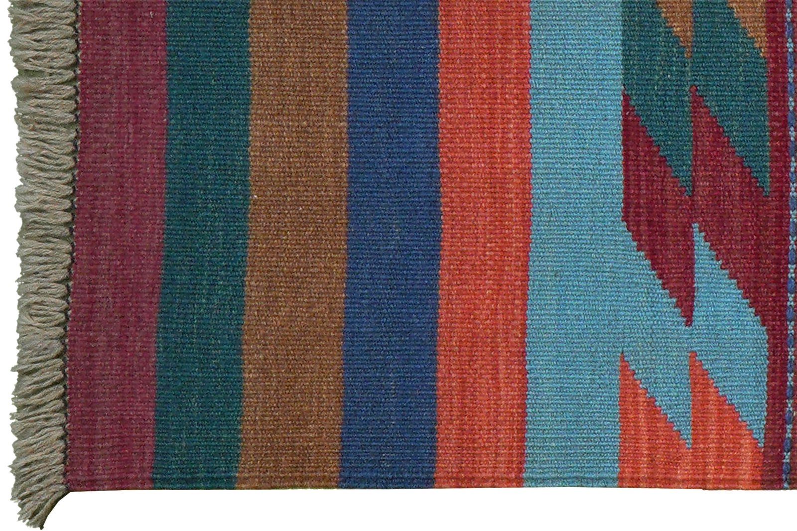 Kelim Gashgai — Handmade, 63x200 cm, Multicolor, 100% Virgin Wool | View 3
