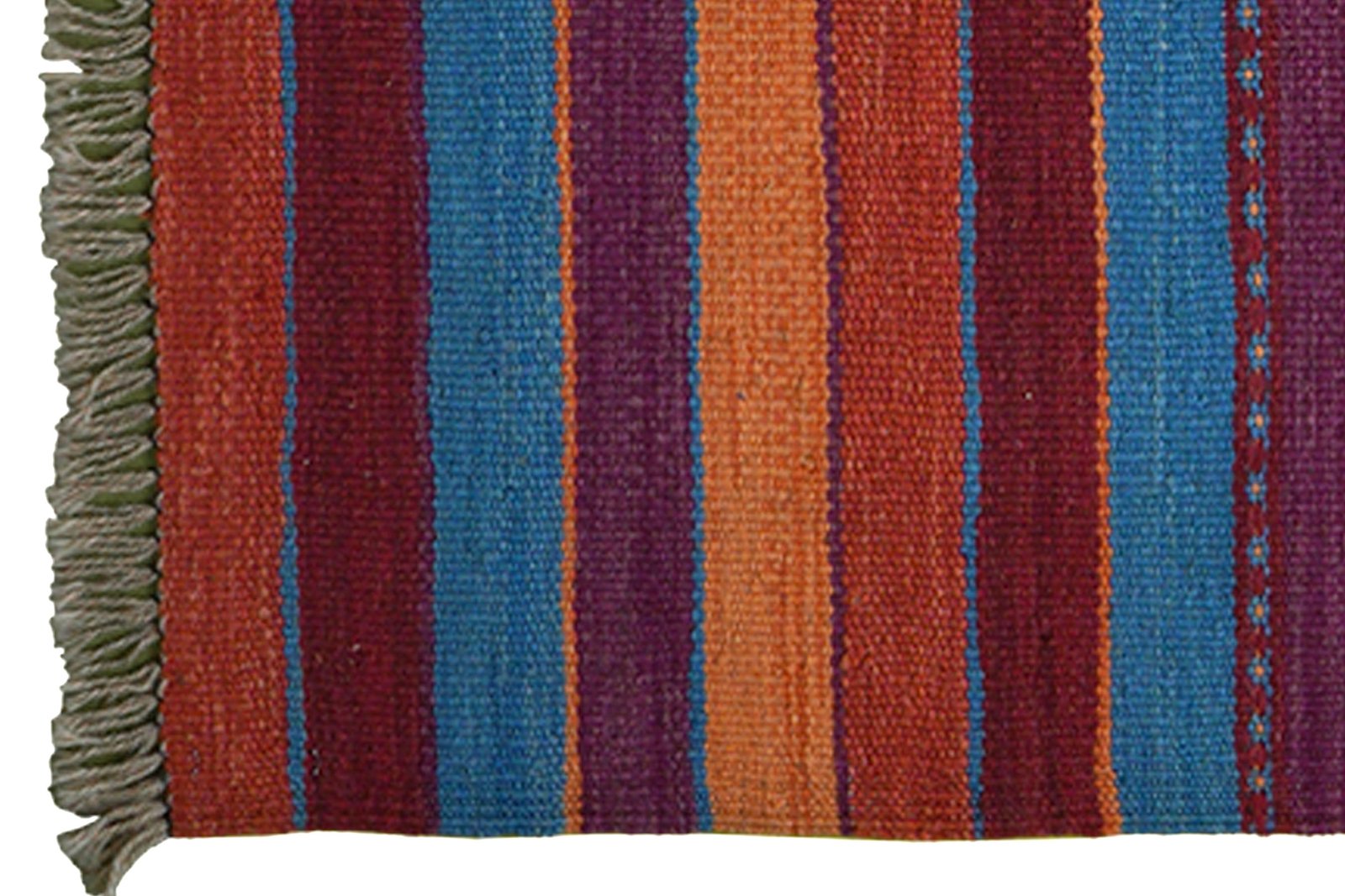 Kelim Gashgai — Handmade, 55x198 cm, Multicolor, 100% Virgin Wool | View 3