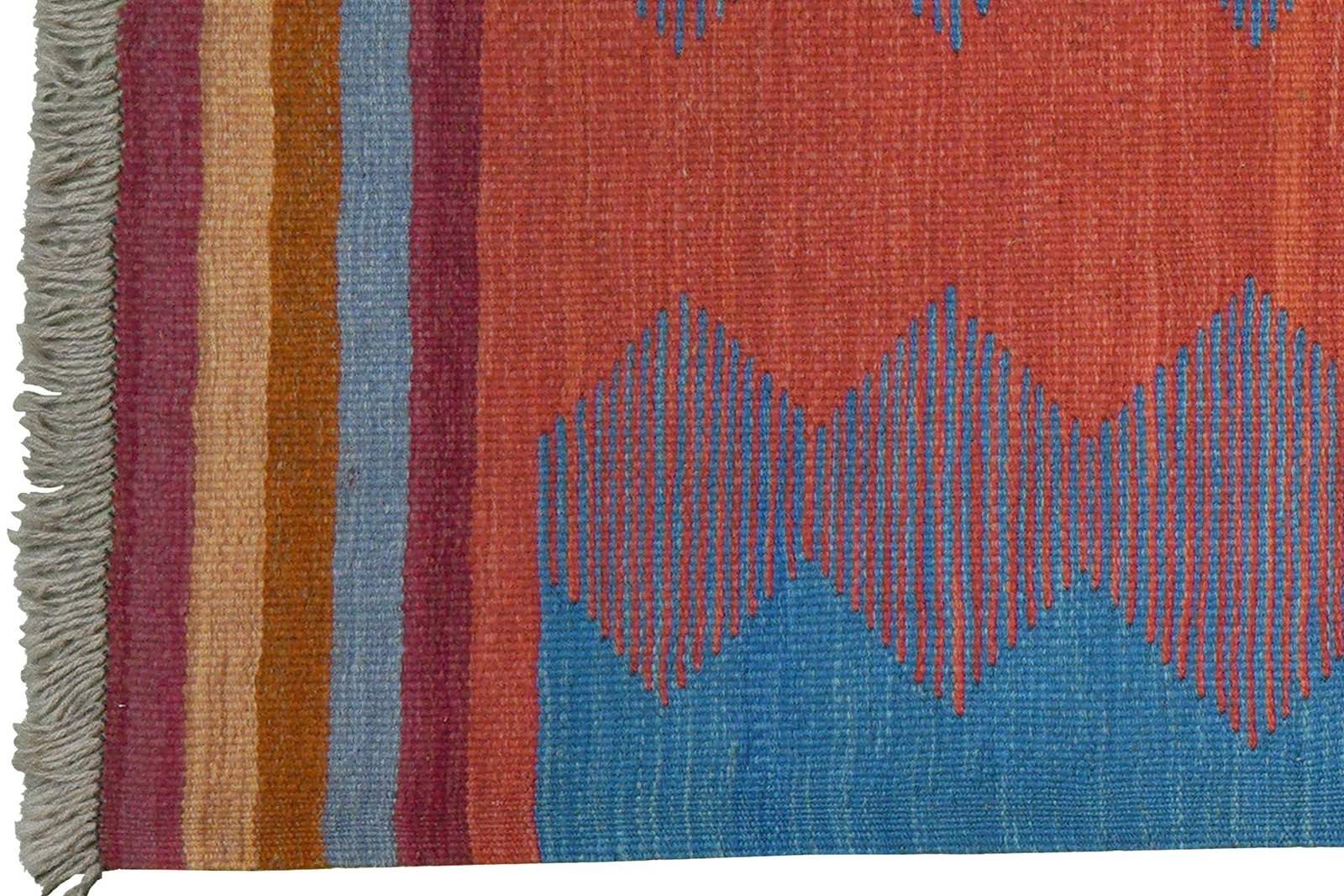 Kelim Gashgai — Handmade, 60x198 cm, Multicolor, 100% Virgin Wool | View 3