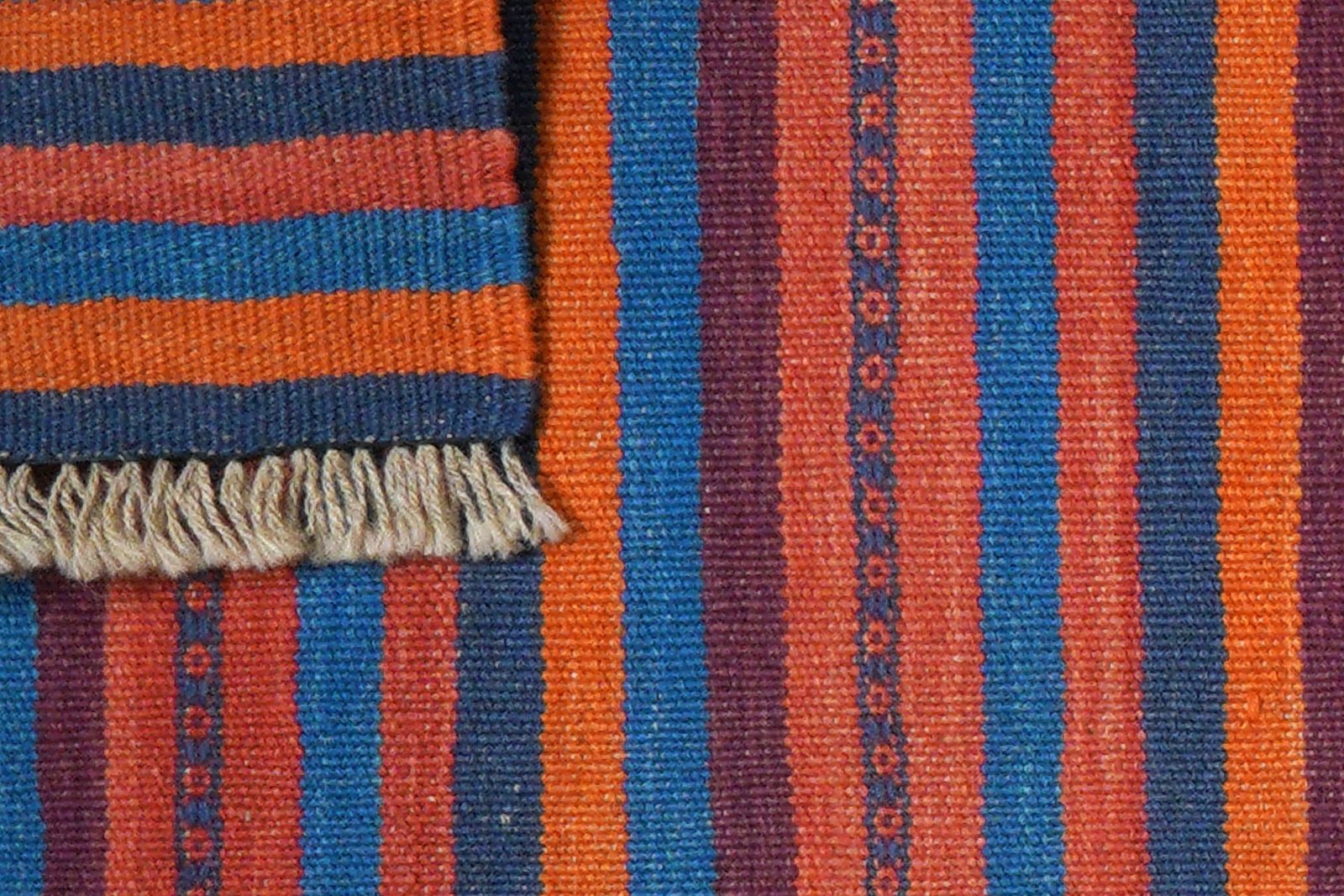 Kelim Gashgai — Handmade, 59x198 cm, Multicolor, 100% Virgin Wool | View 6