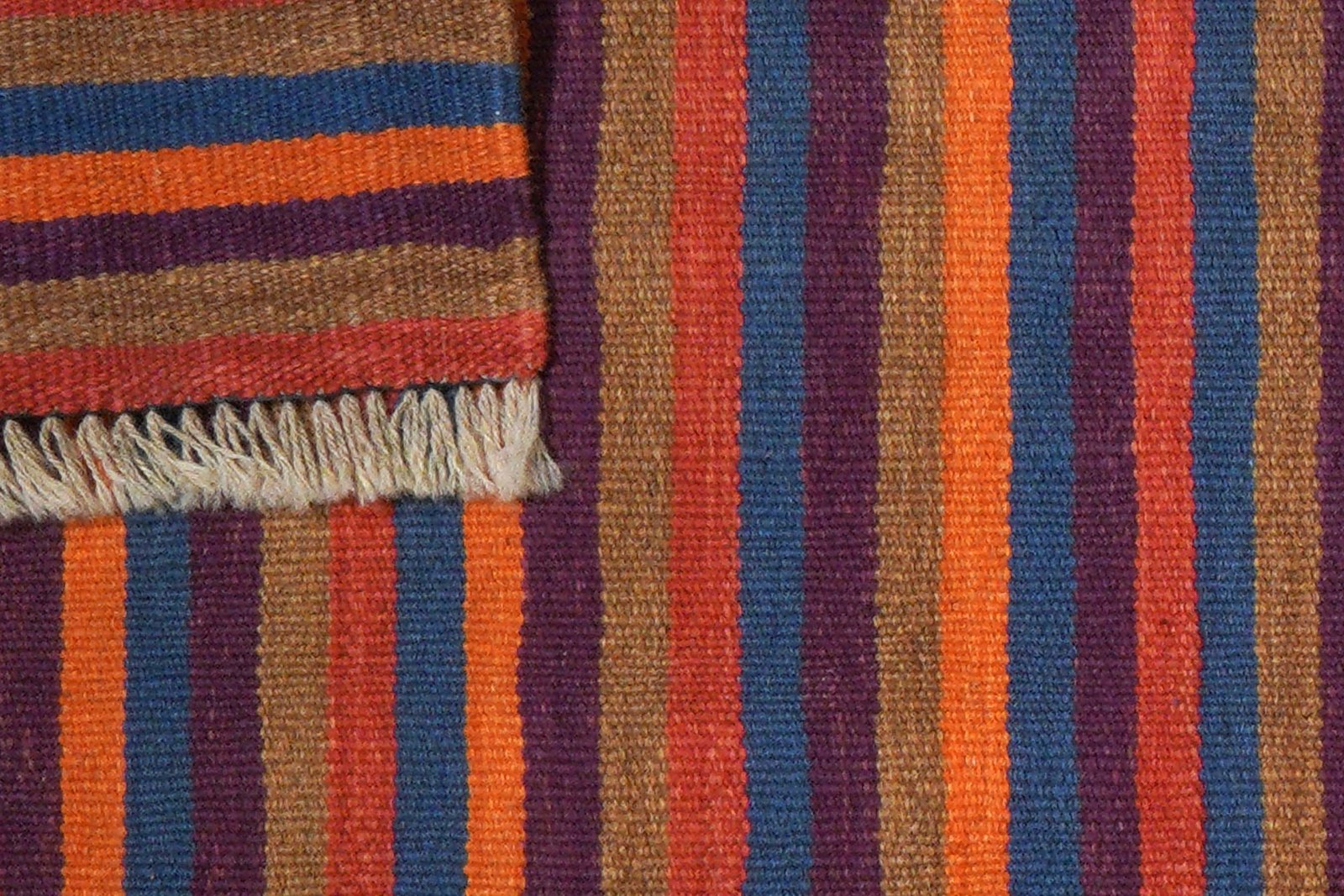 Kelim Gashgai — Handmade, 64x196 cm, Multicolor, 100% Virgin Wool | View 6