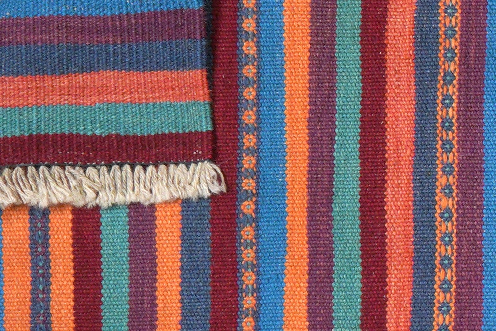 Kelim Gashgai — Handmade, 60x190 cm, Multicolor, 100% Virgin Wool | View 6