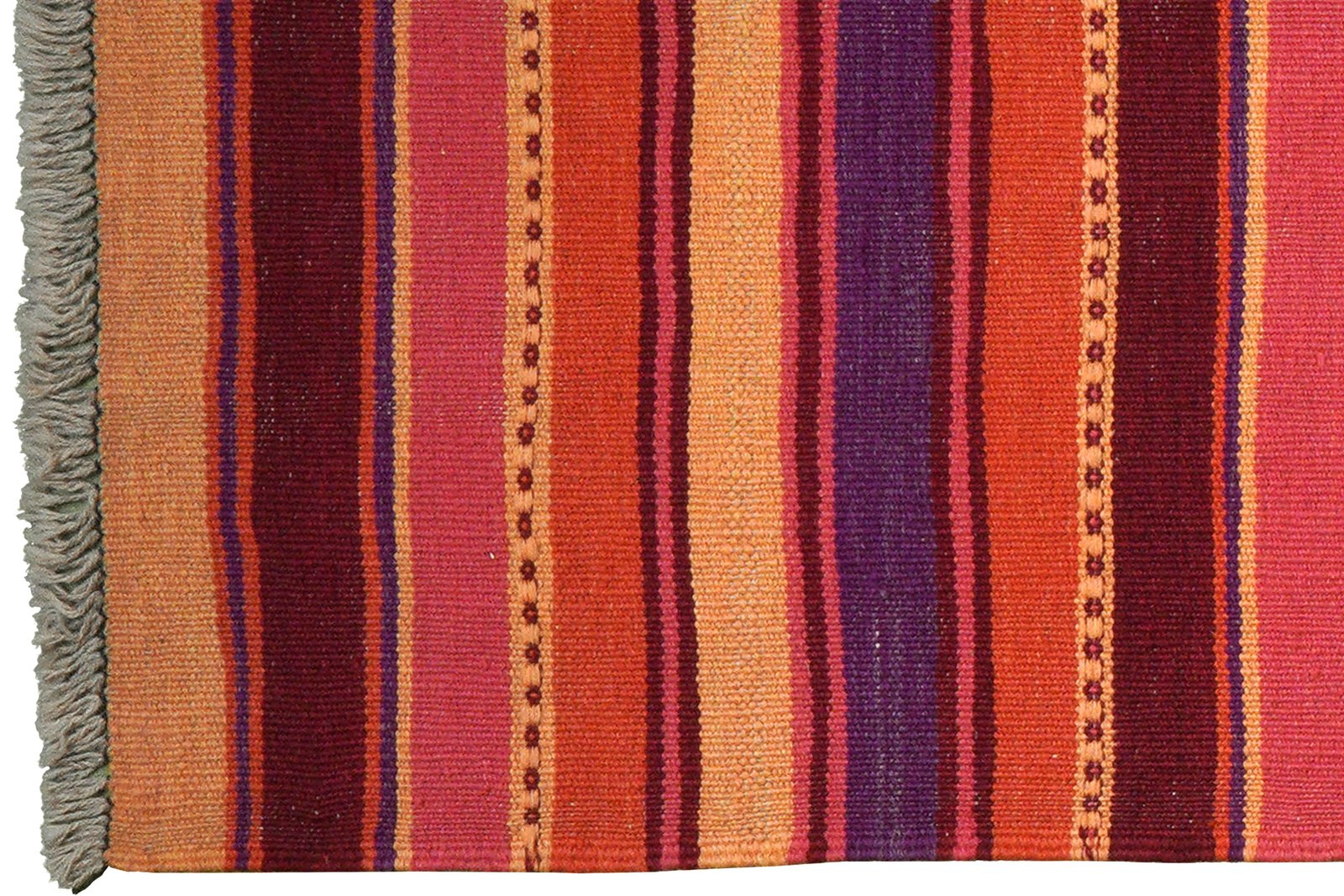 Kelim Gashgai — Handmade, 63x197 cm, Multicolor, 100% Virgin Wool | View 3