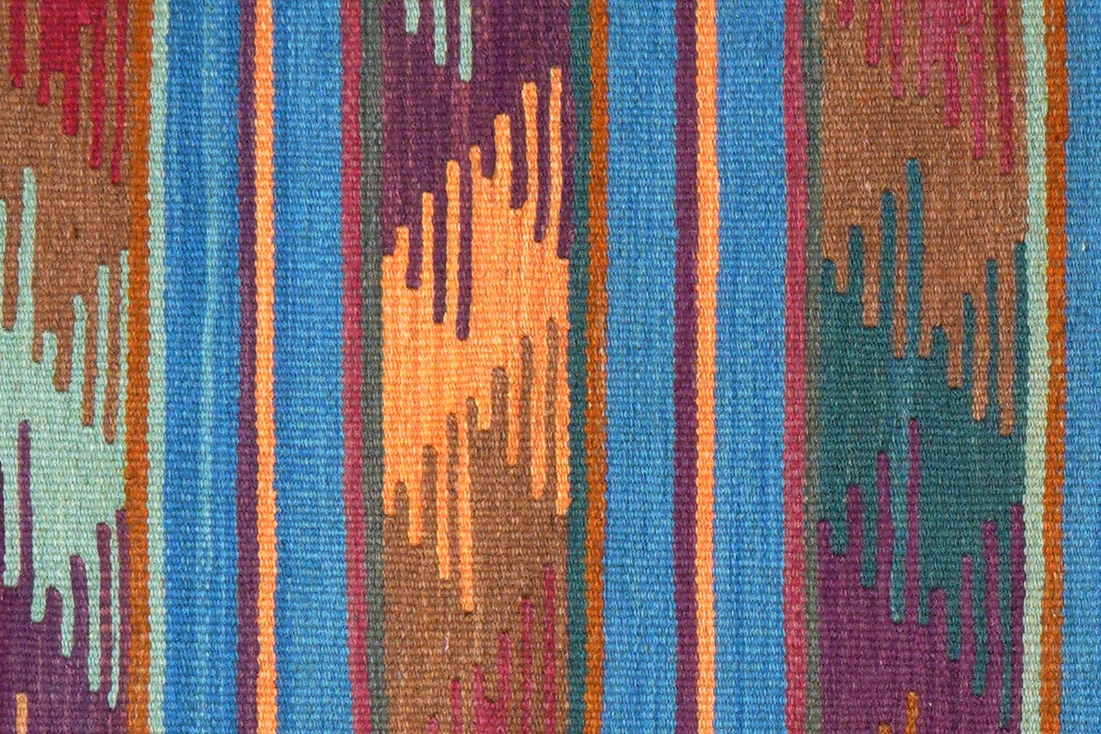 Kelim Gashgai — Handmade, 59x193 cm, Multicolor, 100% Virgin Wool | View 5