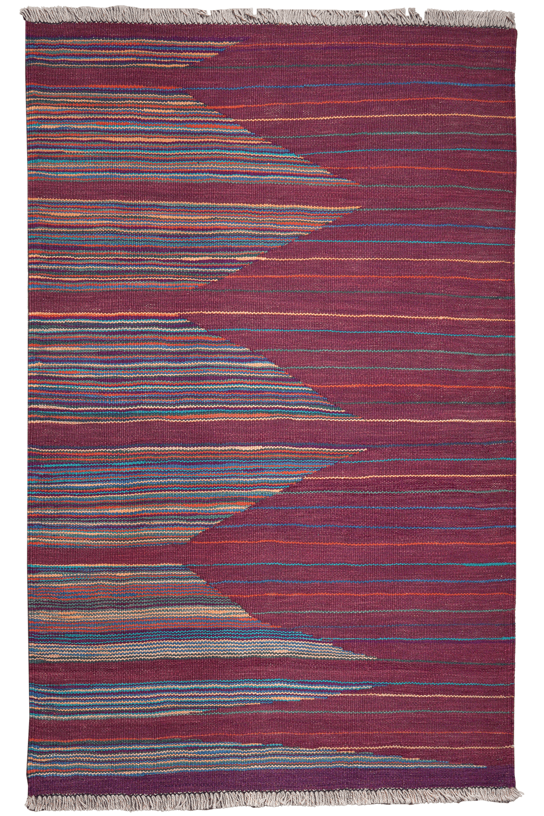 Kelim Gashgai — Handmade, 93x147 cm, Multicolor, 100% Virgin Wool | Main view