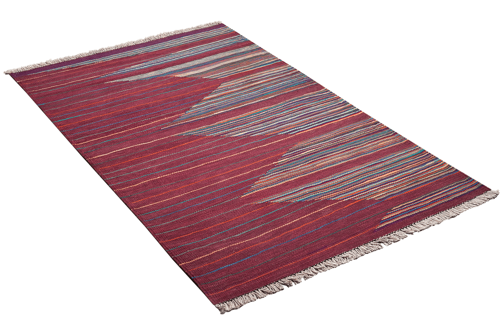 Kelim Gashgai — Handmade, 93x147 cm, Multicolor, 100% Virgin Wool | View 4