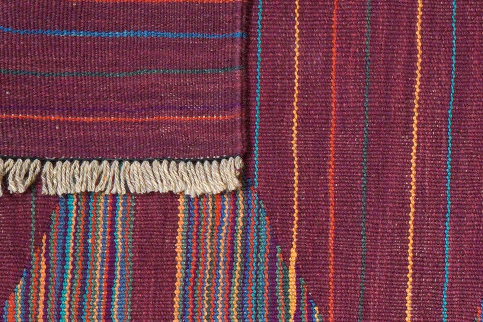 Kelim Gashgai — Handmade, 93x147 cm, Multicolor, 100% Virgin Wool | View 6