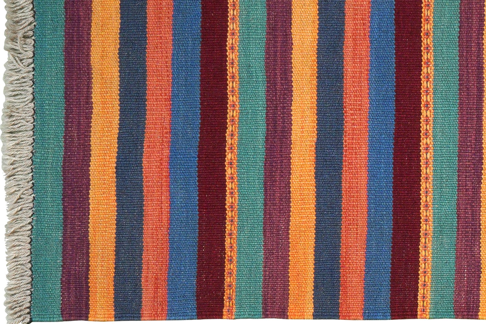 Kelim Gashgai — Handmade, 66x204 cm, Multicolor, 100% Virgin Wool | View 3