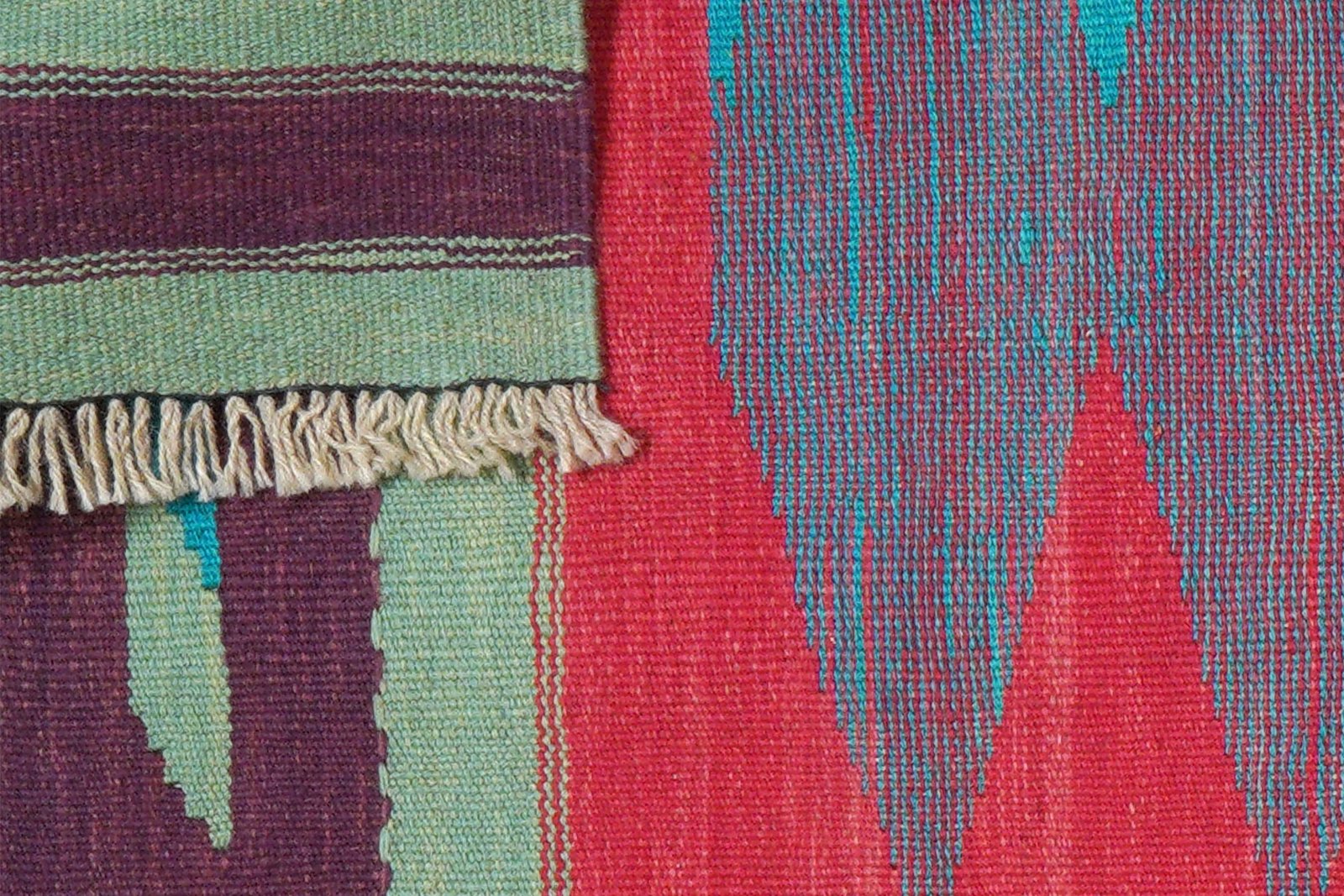 Kelim Gashgai — Handmade, 65x215 cm, Multicolor, 100% Virgin Wool | View 6