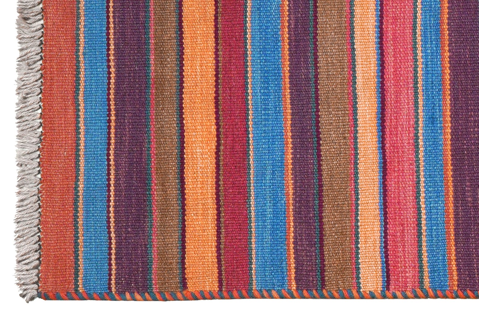 Kelim Gashgai — Handmade, 57x196 cm, Multicolor, 100% Virgin Wool | View 3